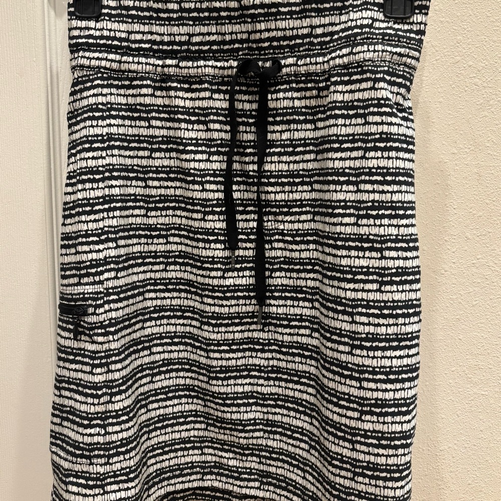 Talbots Black and White Stripped Skirt